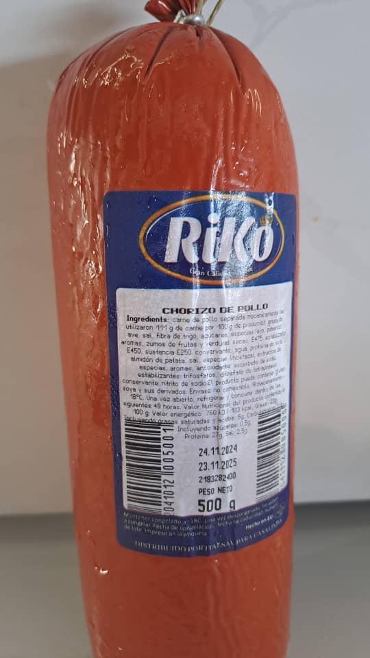 CHORIZO 500GR M/RIKO