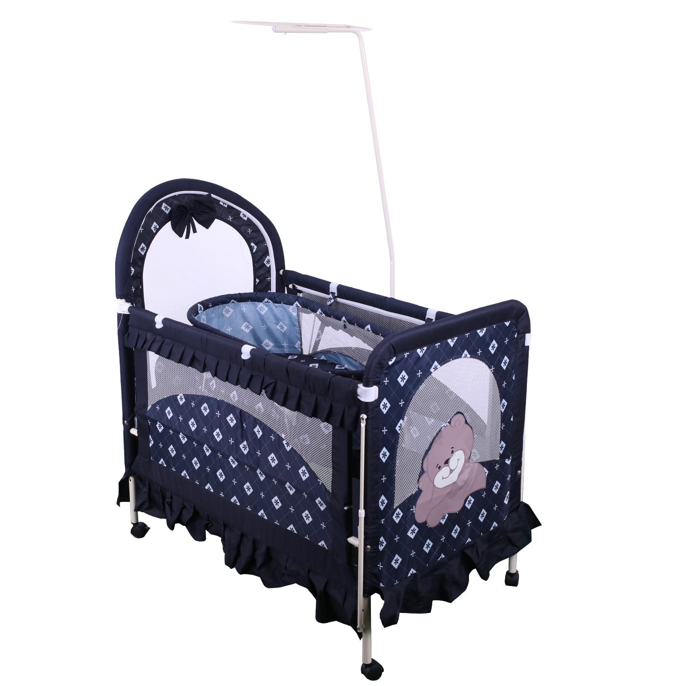 CUNA EXTENSIBLE PARA NiÑO CON MOSQUITERO