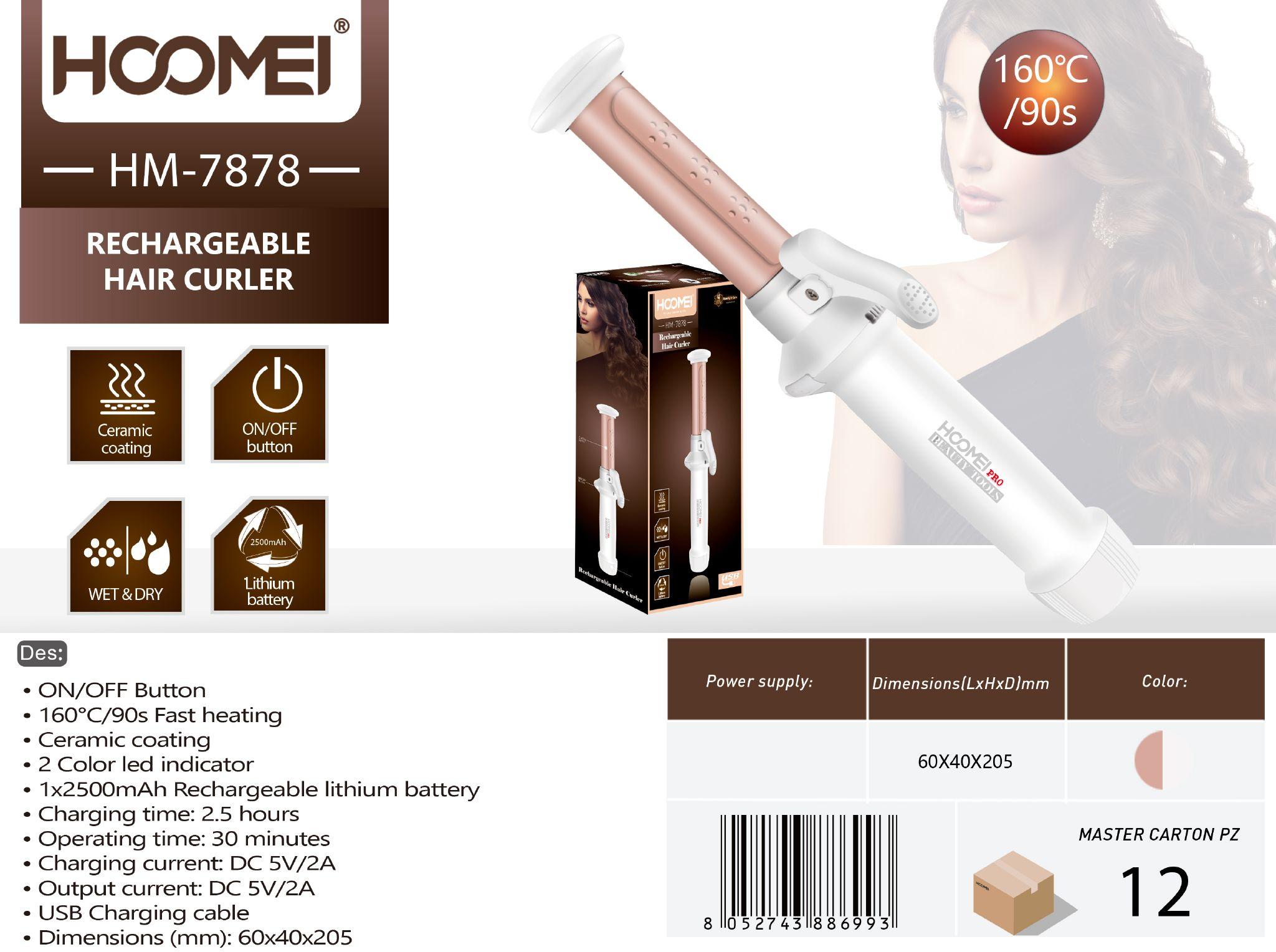 RIZADOR RECARGABLE HM7878