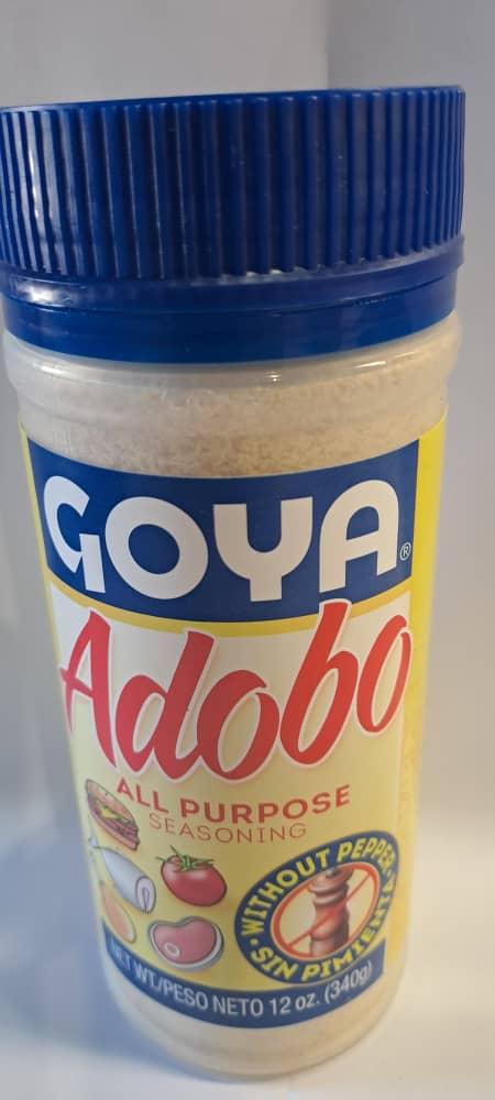 ADOBO SIN PIMIENTA 12 OZ. M/GOYA
