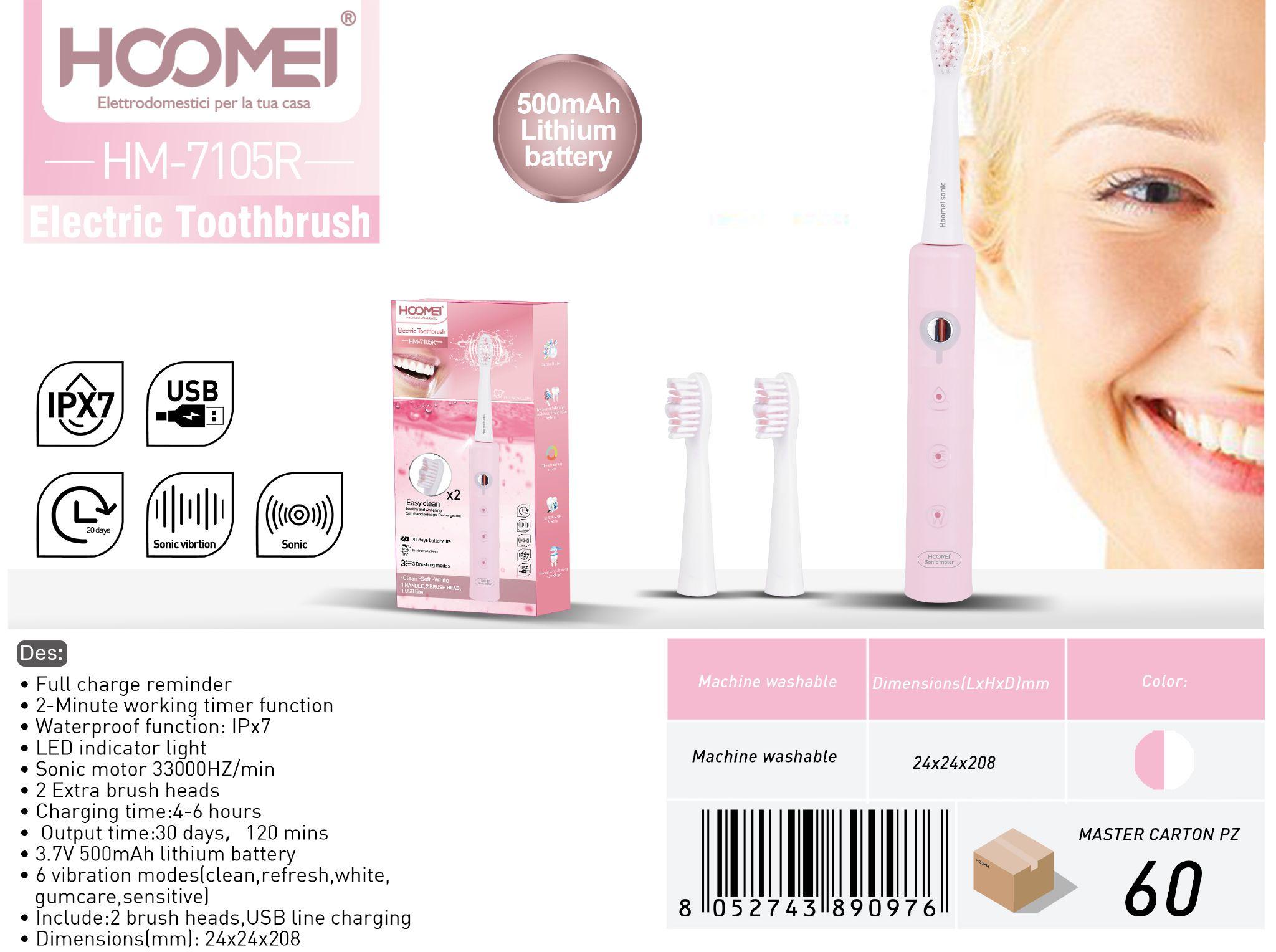 CEPILLO DE DIENTES ELÉCTRICO HM7105R